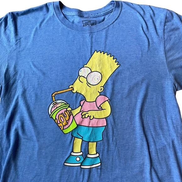 Bart Simpson Funny Printed T-shirt Size Large - Picture 3 of 3